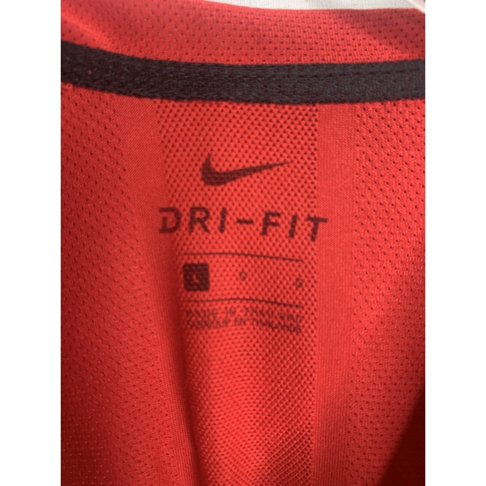 Nike ELITE DriFit Hoodie Sweatshirt Men's L Red/Black Swoosh Activewear - Picture 3 of 7